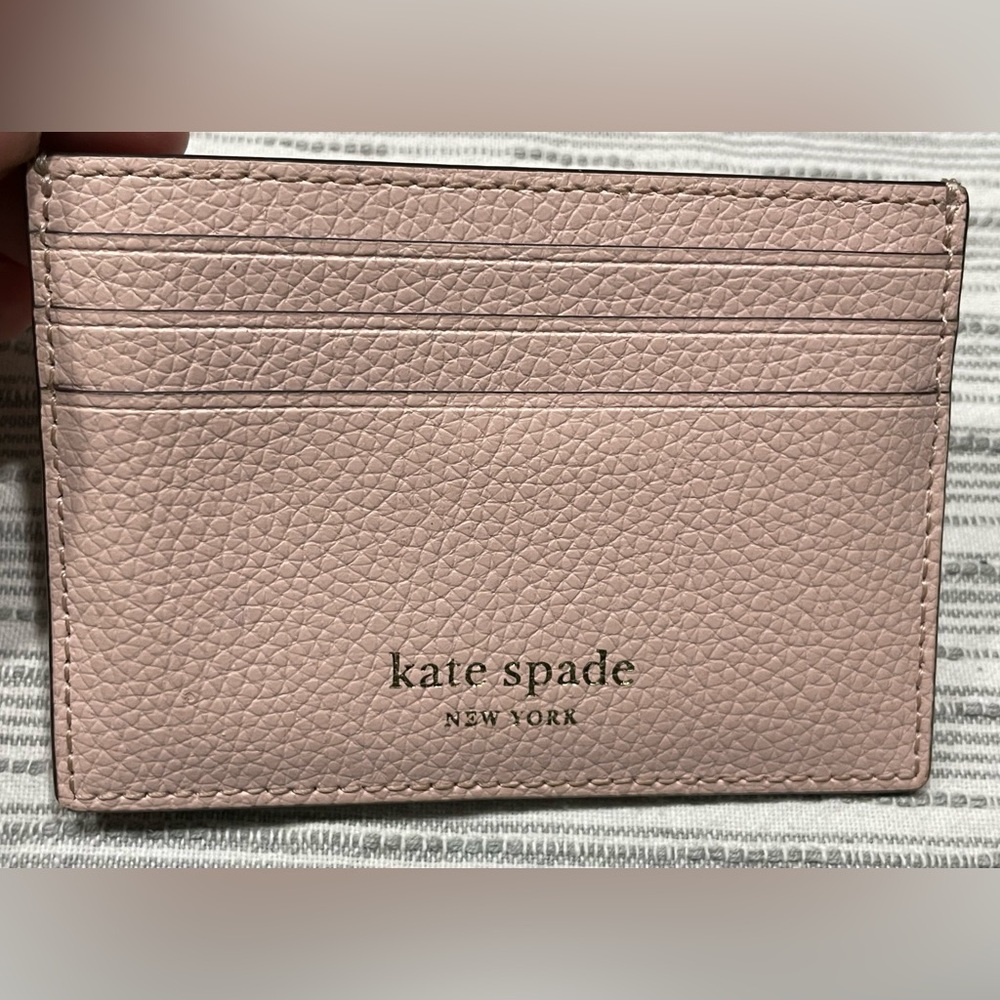 Light pink Kate Spade card holder